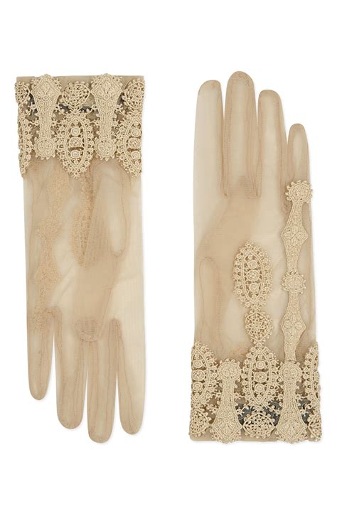 gucci lace gloves womens|tulle gloves fashion gucci.